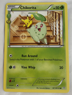 Pokemon Chikorita RC1/RC32 Generations: Radiant Collection Pokemon TCG Near Mint - Image 1