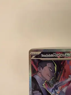 Pokemon! Destined Rivals! Team Rocket's Mewtwo ex #231/182! Full Art! Holo! - Image 3