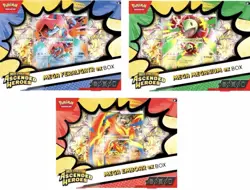 Pokemon TCG Ascended Heroes Mega ex Box Feraligatr/Meganium/Emboar - Image 1