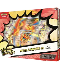 Pokemon TCG Ascended Heroes Mega ex Box Feraligatr/Meganium/Emboar - Image 4