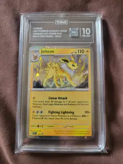 Tag 10 Jolteon Prismatic Evolutions Black Star Promo SVP 169 Pokemon TCG - Image 1