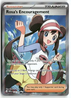 Rosa's Encouragement 114/088 Ultra Rare Perfect Order Pokemon Near Mint - Image 1