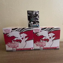 Pokemon TCG Scarlet & Violet White Flare 2x & Black Bolt Booster Bundle - Image 1