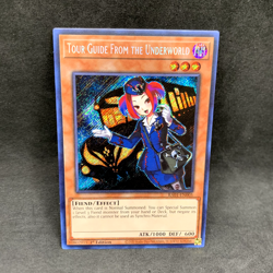 YuGiOh - Tour Guide From The Underworld - RA01-EN005 1st Edition Secret Rare NM - Image 1