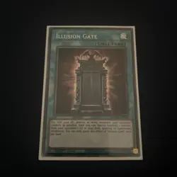 ILLUSION GATE MZMU-EN023 SECRET RARE 1st EDITION YUGIOH *NEW & MINT* - Image 1