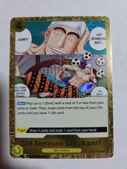 Did Someone Say...KamiU (Pirate Foil) EB01-060 PB -The Best- Vol. 2 One Piece NM - Image 1