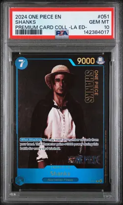 2024 Premium Collection Live Action Edition #P-051 Shanks PSA 10 GEM MT - Image 1