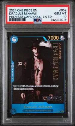 2024 Premium Collection Live Action Edition #P-052 Dracule Mihawk PSA 10 GEM MT - Image 1