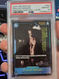 2024 Premium Collection Live Action Edition #P-052 Dracule Mihawk PSA 10 GEM MT - Image 3