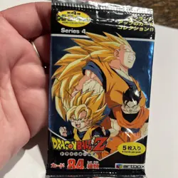 DBZ Series 4 Hero Booster Dragon Ball Z Pack CCG 2002 Japan Import 5 Card Pack - Image 3