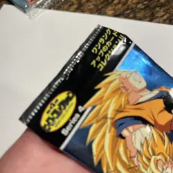 DBZ Series 4 Hero Booster Dragon Ball Z Pack CCG 2002 Japan Import 5 Card Pack - Image 5