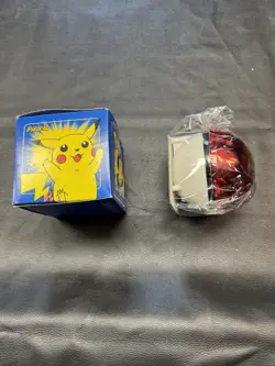 23K Gold Plated Pikachu Pokemon Card Burger King Sealed w/ Pokeball & Box - Image 5