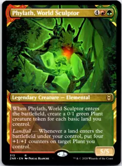 Phylath, World Sculptor (Showcase) - Zendikar Rising - 313 NM - Image 1
