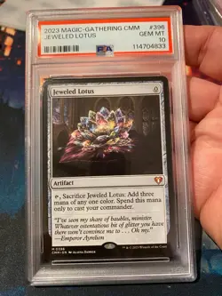 MTG Commander Masters Jeweled Lotus PSA 10 - Image 1
