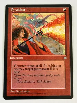 MTG Magic: Ice Age 1995 Pyroblast - Image 1