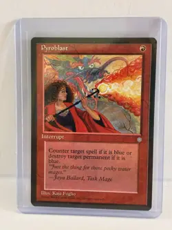 MTG Magic: Ice Age 1995 Pyroblast - Image 2