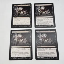 MTG Playset Lot Smother LP Worldwake Magic the Gathering Light Play 4X - Image 1