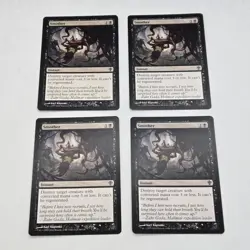 MTG Playset Lot Smother LP Worldwake Magic the Gathering Light Play 4X - Image 2