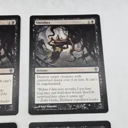 MTG Playset Lot Smother LP Worldwake Magic the Gathering Light Play 4X - Image 4