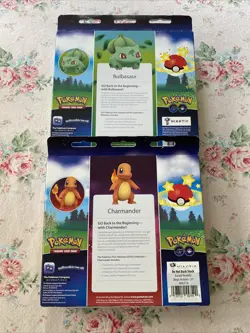 Pokemon Go TCG Bulbasaur And Charmander And Pins Boxes Set Of 2 - Image 2