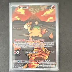 Pokemon TCG Numel 223/217 Illustration Rare Holo Basic 80 HP - Image 5