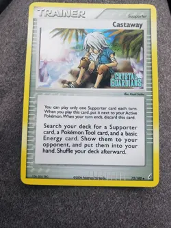 Castaway Reverse Holo 72/100 - EX Crystal Guardians Pokemon - Image 1