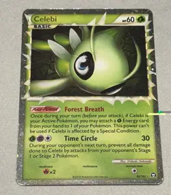 Pokemon TCG Celebi Prime 92/102 Triumphant Holo 2010 - Image 2