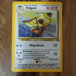 Wizards of the Coast Pidgeot 8/64 Jungle Holo Rare 80 HP English Pokemon TCG - Image 1