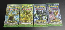 Pokemon TCG - XY Fates Collide - 4 Packs - Full Artwork Set - Image 1