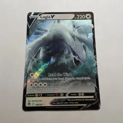 Lugia V Silver Tempest 138/195 Ultra Rare Holo English 220 HP Pokemon TCG - Image 1