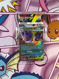 Pokemon TCG - Mega Gengar ex 056/094 - Phantasmal Flames - Graded - ACE 10 - Image 1