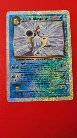 2002 Pokemon Dark Blastoise Legends Reverse Holo Legendary Collection #4 - Image 1