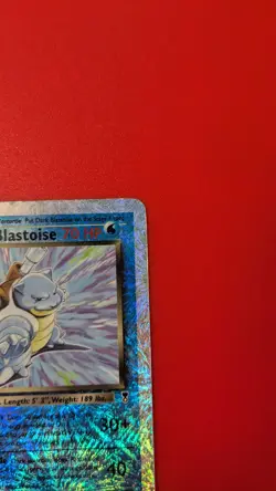 2002 Pokemon Dark Blastoise Legends Reverse Holo Legendary Collection #4 - Image 3