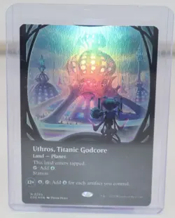 Uthros, Titanic Godcore : MTG *FOIL Borderless* Edge of Eternities #0285 - Image 1