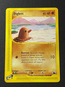 Diglett 50/144 Common Skyridge Pokemon Near Mint NM - Image 1