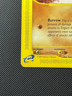 Diglett 50/144 Common Skyridge Pokemon Near Mint NM - Image 3