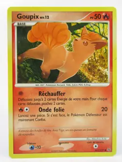 Carte Pokemon Goupix 102/127 Platine Fr - Image 1