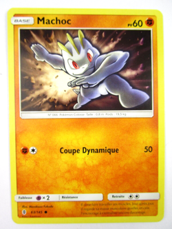 Carte Pokemon Machoc 63/145 SL2 Soleil et Lune Gardiens Ascendants Fr - Image 1