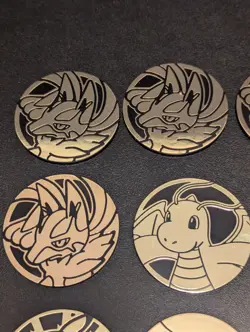 Pokemon Collector Coin Lot Of 15 Pikachu, Dragonite, Lucario, Greedent, Zeraora - Image 2