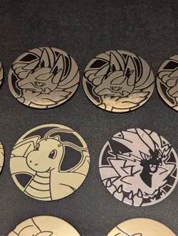 Pokemon Collector Coin Lot Of 15 Pikachu, Dragonite, Lucario, Greedent, Zeraora - Image 3