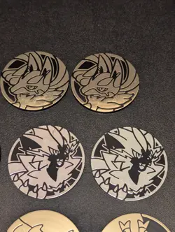 Pokemon Collector Coin Lot Of 15 Pikachu, Dragonite, Lucario, Greedent, Zeraora - Image 4