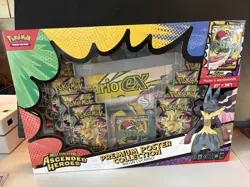 Pokemon TCG Ascended Heroes Mega Lucario Premium Poster Collection Box 10 Packs - Image 1