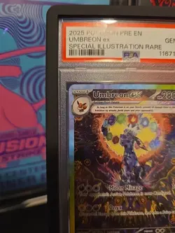 Pokemon 2025 Prismatic Evolutions Umbreon Ex ENGLISH PSA 10 SIR 161/131 - Image 2