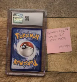 CGC 10 GEM MINT Sylveon ex 156/131 Sv Prismatic Evolutions SIR Holo Eng 2025 - Image 2
