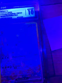 CGC 10 GEM MINT Sylveon ex 156/131 Sv Prismatic Evolutions SIR Holo Eng 2025 - Image 3
