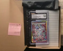 CGC 10 GEM MINT Sylveon ex 156/131 Sv Prismatic Evolutions SIR Holo Eng 2025 - Image 4