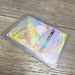 Pokemon Raichu & Alolan Raichu GX Secret Rare TAG TEAM GX 241/236 Holo - Image 3