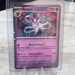 Pokemon Sylveon Scarlet & Violet Promo 172 Cosmos Holo 120 HP 2023 English - Image 1