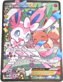 Pokemon Sylveon EX RC32/RC32 Generations Full Art NEW Holo Ultra Rare HP 170 - Image 1