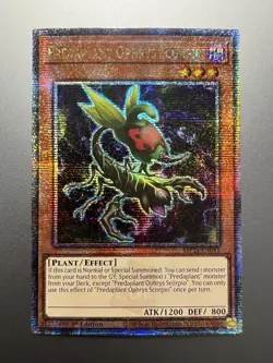 Yugioh - Predaplant Ophrys Scorpio Quarter Century Secret Rare MP24-EN041, NM - Image 1